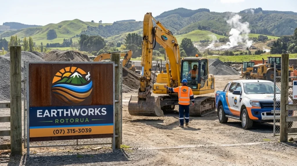 Earthworks Rotorua business exterior building frontage in Rotorua New Zealand
