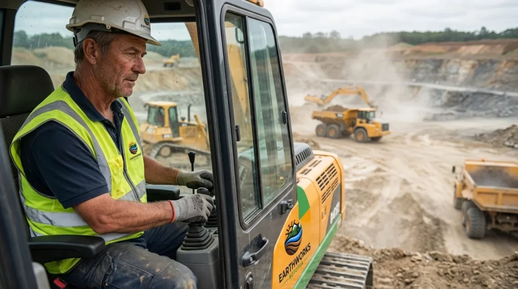 Third commercial earthworks project by Earthworks Rotorua — civil construction and excavation Rotorua NZ
